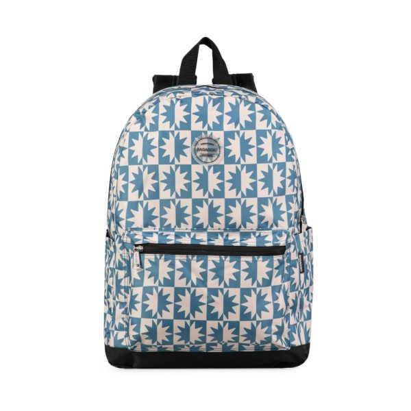 Mochila Basica Duo Star Azul