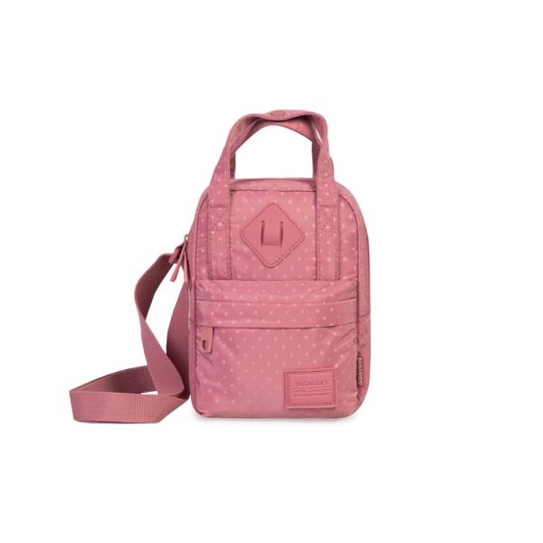 Shoulder Bag Feminina Polka Dots Rosa